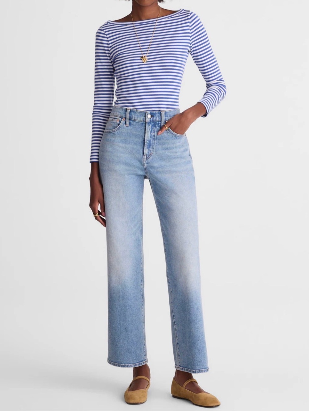 NWOT Madewell The Perfect Vintage Wide-Leg Crop Jean - Picture 1 of 4